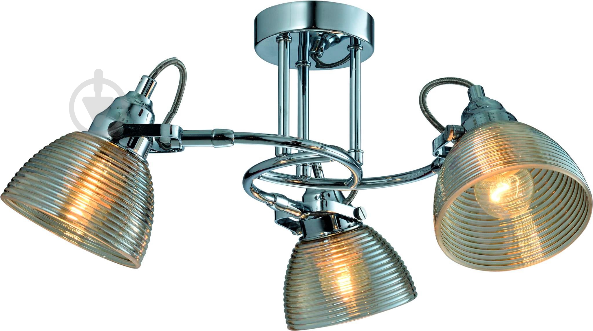 Люстра потолочная Blitz 3x60 Вт E27 хром 1743 - фото 1