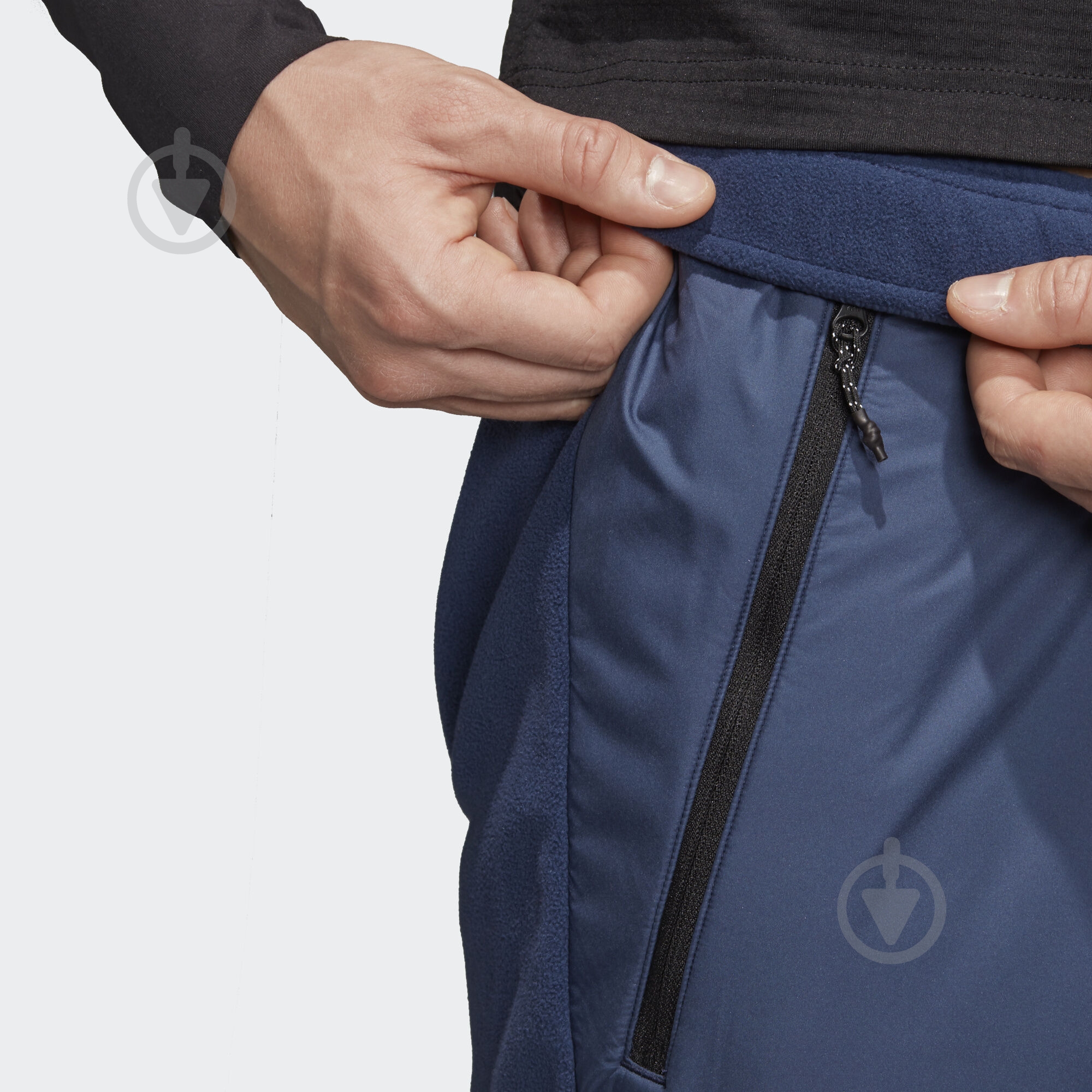 Брюки Adidas Windfleece P EH6500 р. M/L темно-синий - фото 6