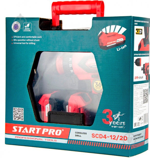 Шуруповерт аккумуляторный START PRO 12 В SCD4-12/2D - фото 12