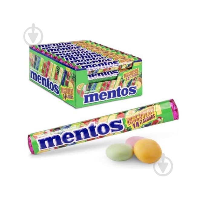 Конфеты жевательные Mentos Discovery 37,5 - фото 1