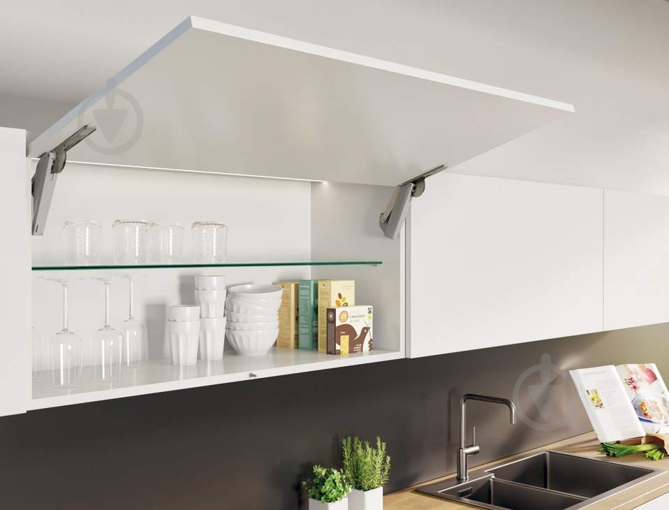 Подъемный механизм фасада Hafele Free Space 1.8 E PTO механический Push open - фото 5