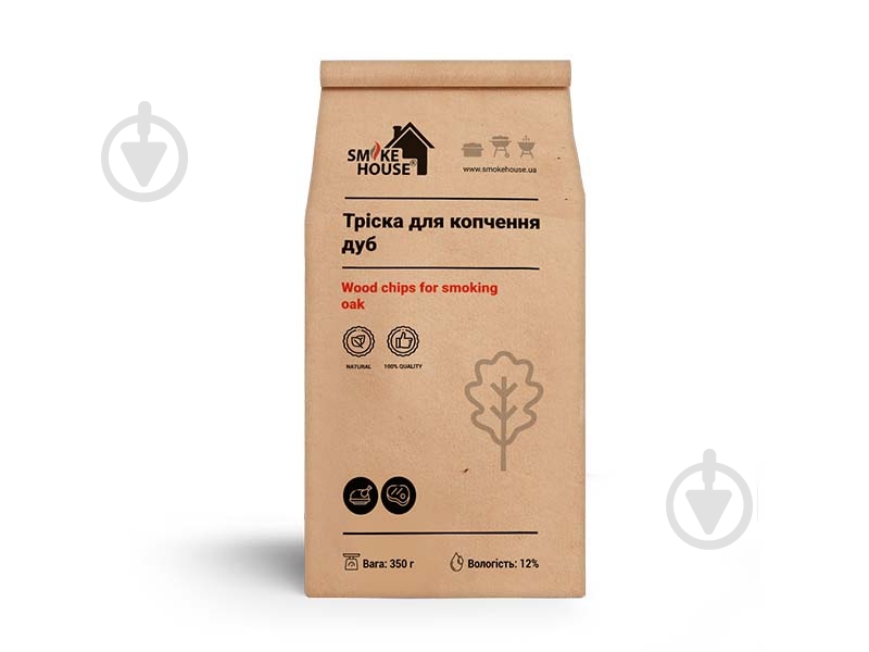 Тріска для копчення Smoke House дуб 350 г - фото 1