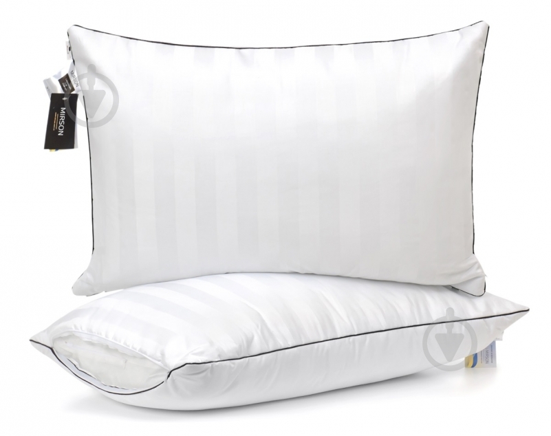 Подушка №498 Royal Hand Made Eco-Soft мягкая MirSon 45x45 см белый - фото 1