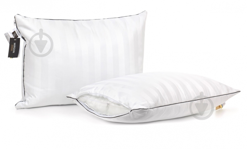 Подушка №498 Royal Hand Made Eco-Soft мягкая MirSon 45x45 см белый - фото 3