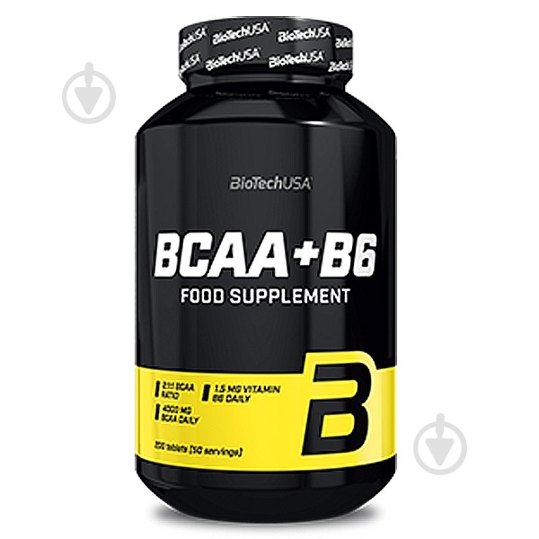 Аминокислотная смесь BioTechUSA BCAA + B6 без вкуса 340 капс. 170 порц. - фото 1