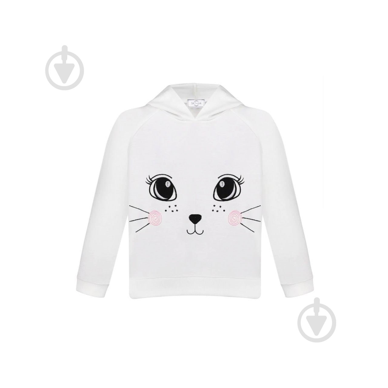 Комплект для девочек Sasha Зайчик р.98 белый 3940/24 - фото 1