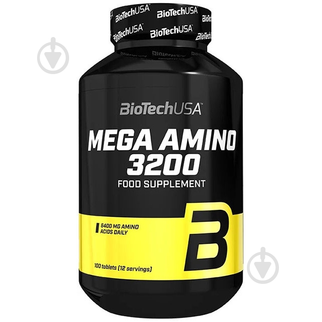Аминокислота BioTechUSA Mega Amino без вкуса 3200 мг 100 капс. 25 порц. - фото 1