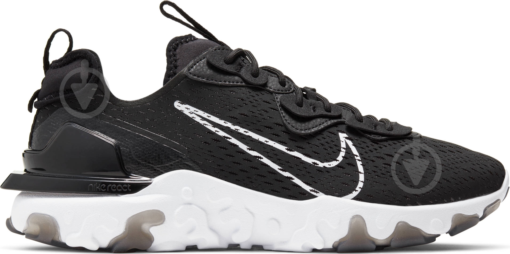 Кроссовки Nike REACT VISION CD4373-006 р.42,5 черно-белые - фото 1