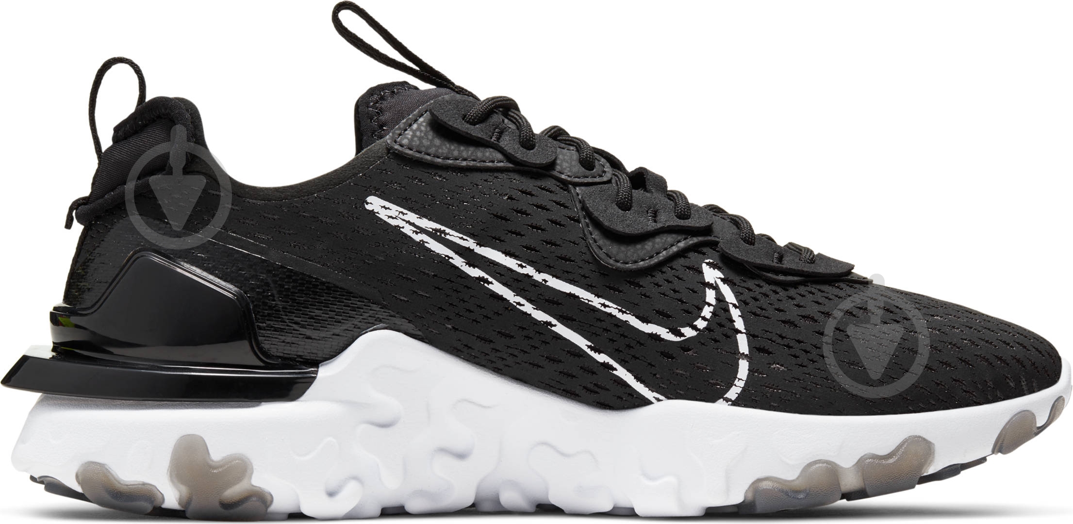 Кроссовки Nike REACT VISION CD4373-006 р.42,5 черно-белые - фото 2