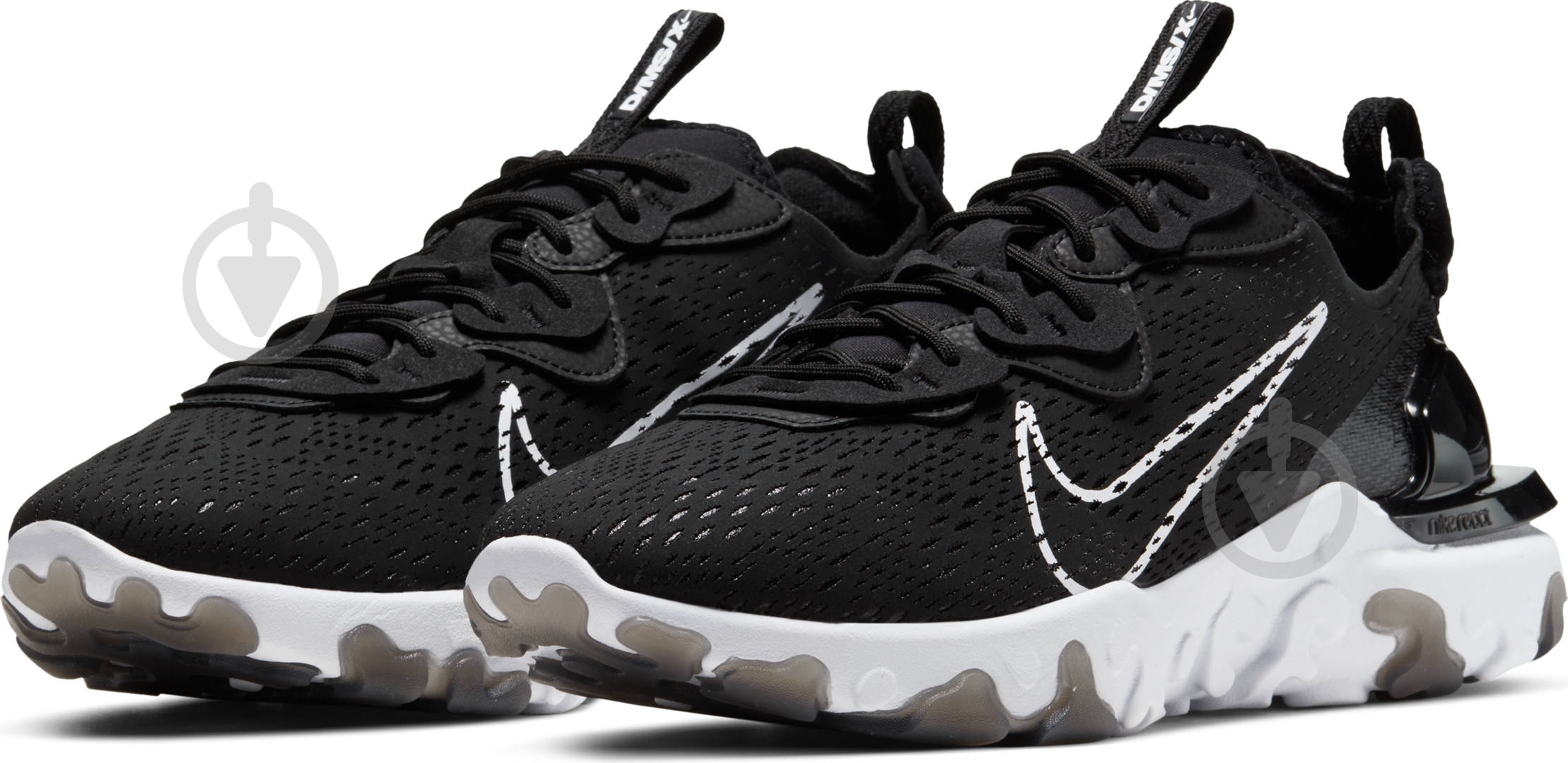 Кроссовки Nike REACT VISION CD4373-006 р.42,5 черно-белые - фото 4