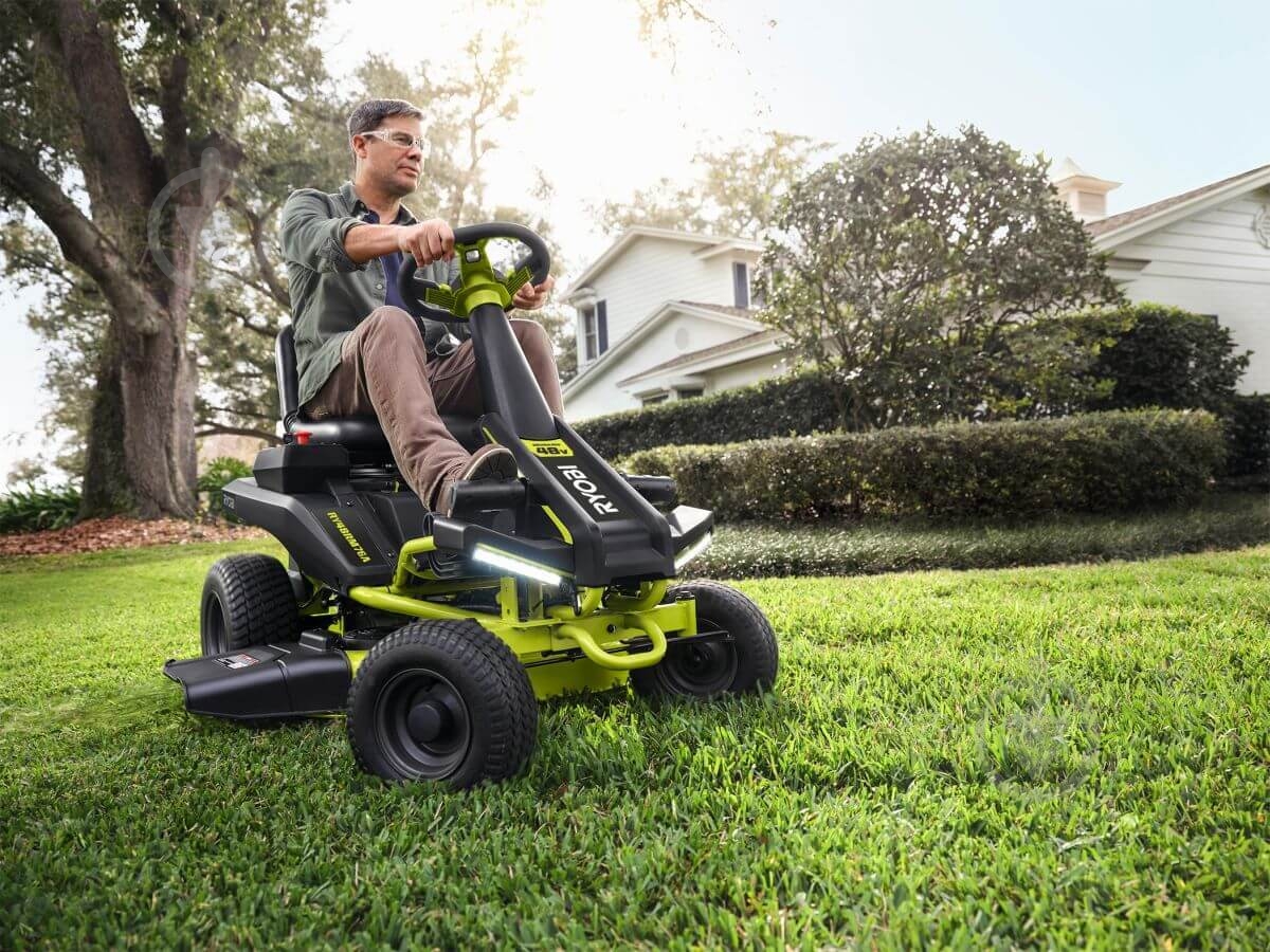 Газонокосилка-райдер RYOBI RY48RM76A - фото 4