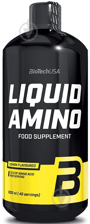 Аминокислоты BioTechUSA Liquid Amino (Nitron) лимонный 1000 мл40 порц. - фото 1