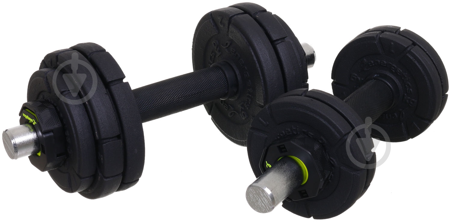 Гантели Energetics 107080-050 20 кг черный - фото 1 Гантели Energetics 107080-050 20 кг черный - фото 1