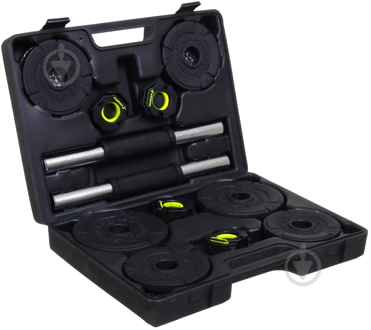 Гантели Energetics 107080-050 20 кг черный - фото 8 Гантели Energetics 107080-050 20 кг черный - фото 8