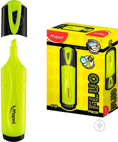Маркер текстовый Maped FLUO PEPS CLASSIC в ассортименте в ассортименте - фото 6
