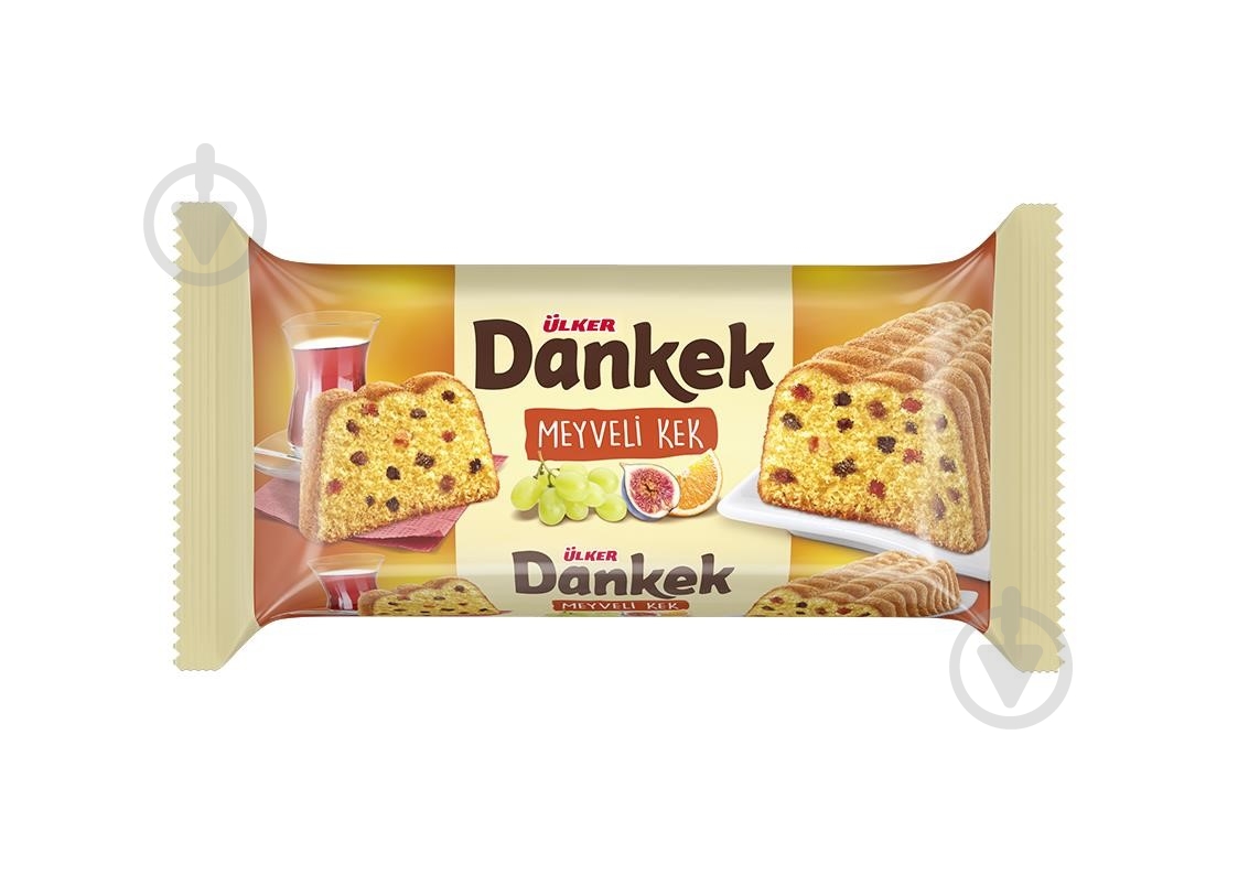 Кекс ULKER DANKEK фруктовый 200 г - фото 1 Кекс ULKER DANKEK фруктовый 200 г - фото 1