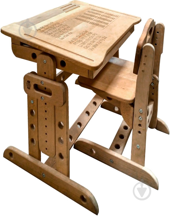 Парта-трансформер ArinWOOD Совушка 04-100 бук - фото 2