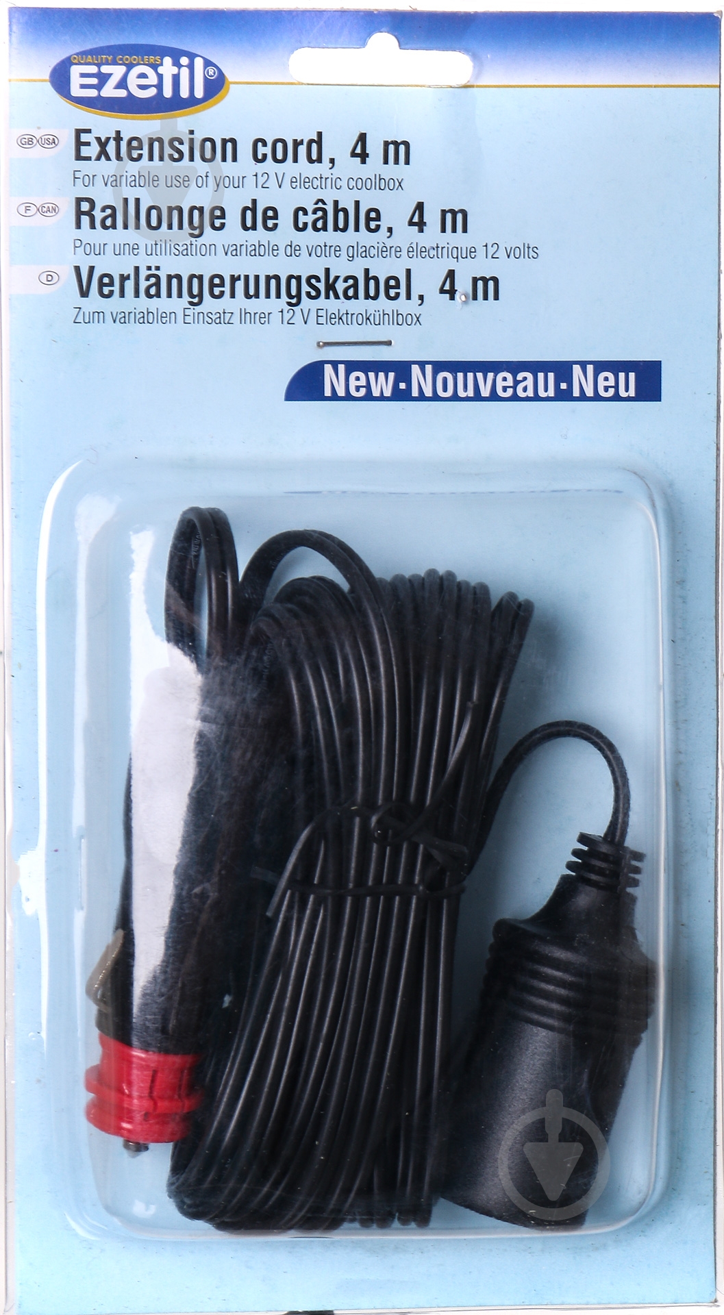 Удлинитель EZetil Extension Corde 12V черный 4 м 879710 - фото 3
