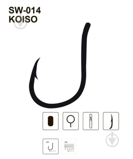 Поводки с крючками MiniMax 10 шт. SW-014 Koiso # 2/0.22 BLN - фото 3 Поводки с крючками MiniMax 10 шт. SW-014 Koiso # 2/0.22 BLN - фото 3