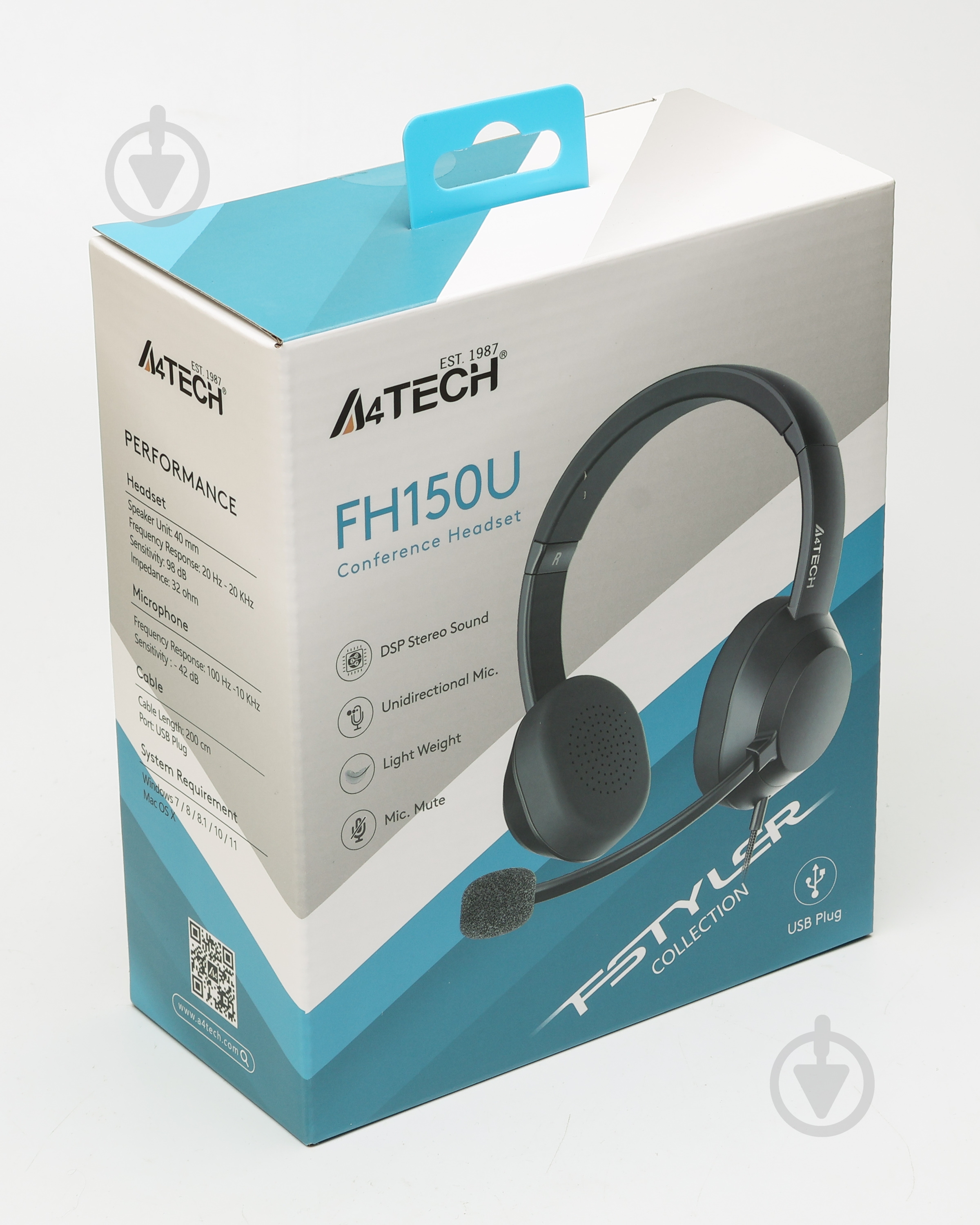 Гарнитура A4Tech black (FH150U (Black)) - фото 7 Гарнитура A4Tech black (FH150U (Black)) - фото 7