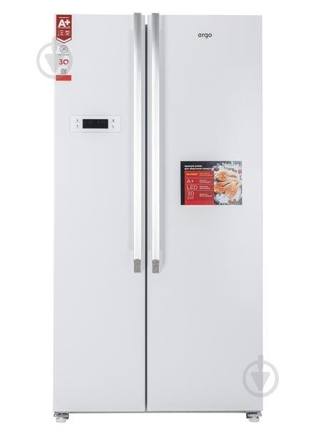 Холодильник Ergo SBS-521 W - фото 1 Холодильник Ergo SBS-521 W - фото 1