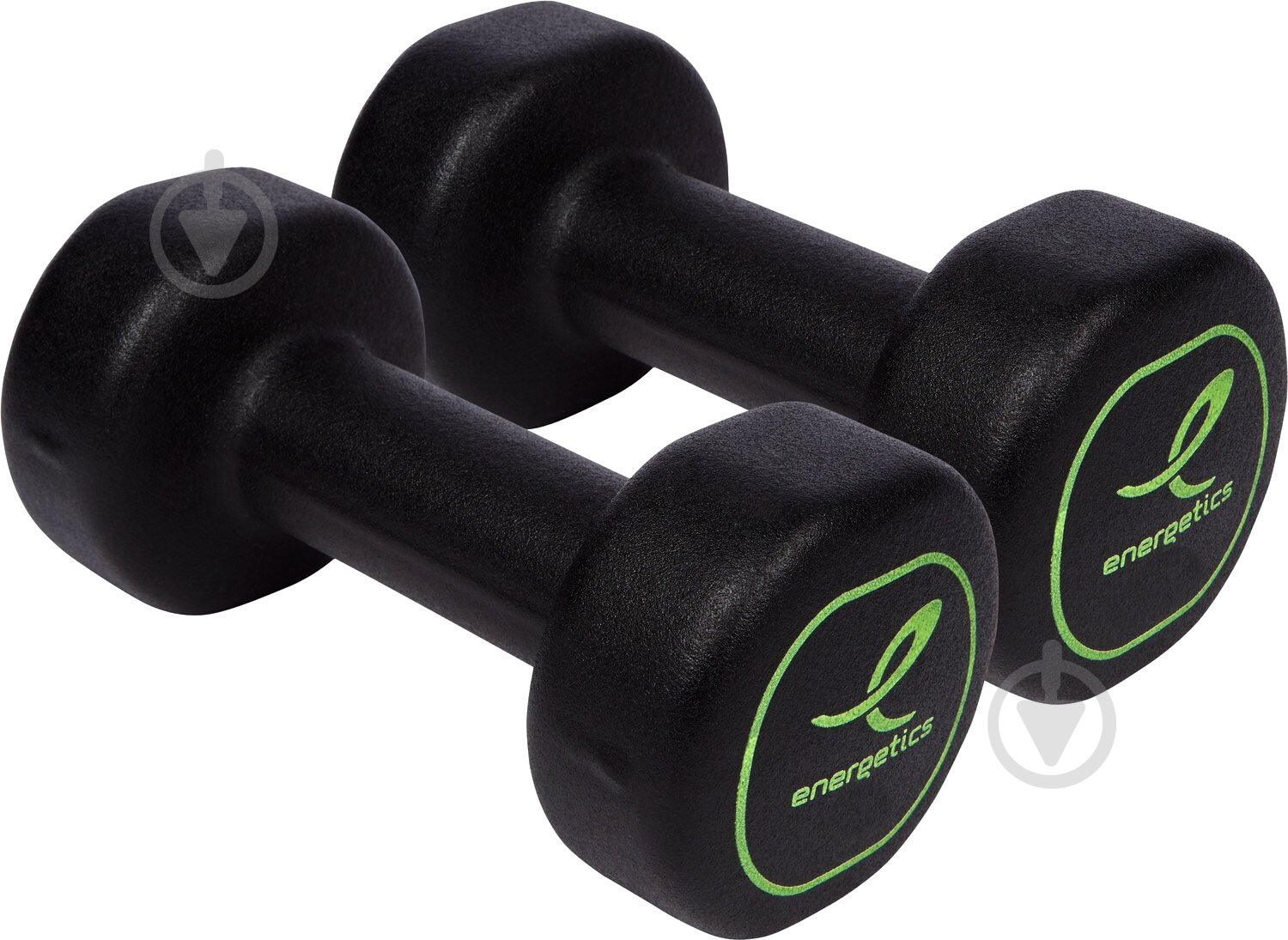 Гантелі Energetics Neoprene Dumb. Pairs 106225-900050 Neoprene Dumbbells 2x5 кг чорний - фото 1