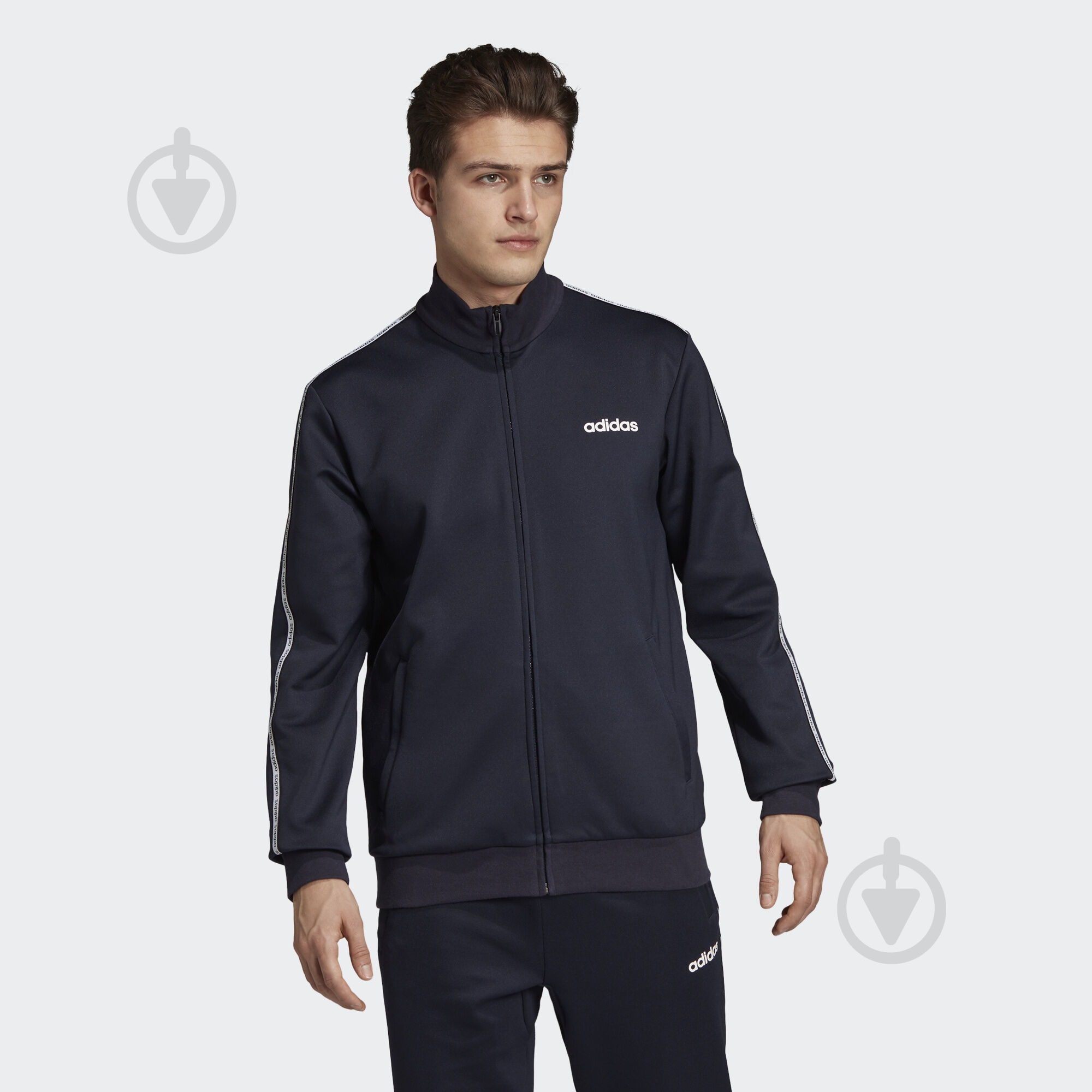 Джемпер Adidas M C90 TT EJ9672 р. M темно-синий - фото 3