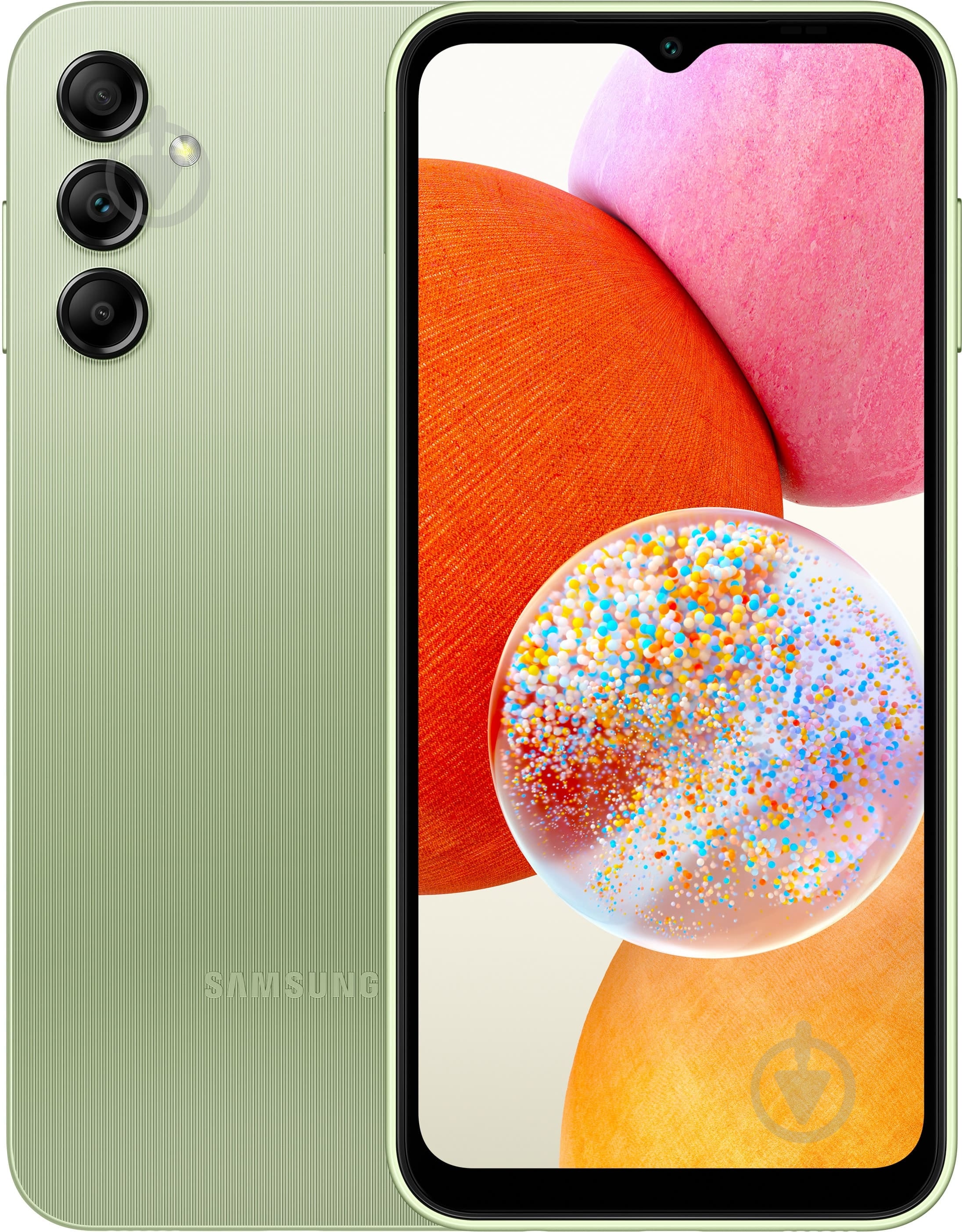 Смартфон Samsung Galaxy A14 4/64GB light green (SM-A145FLGUSEK) - фото 1