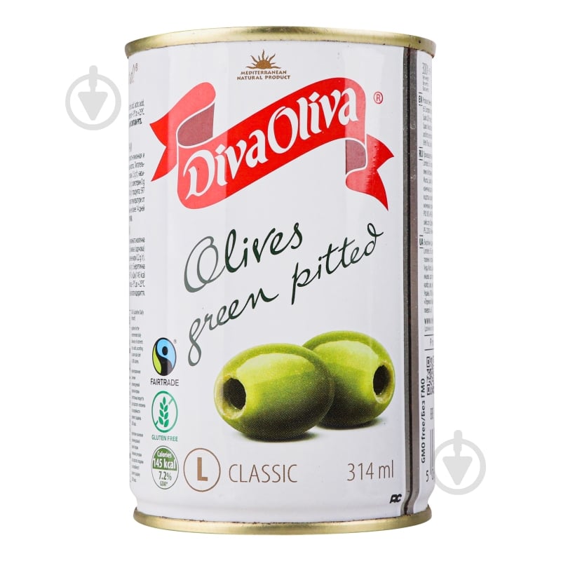 Оливки Diva Oliva 300 г без косточки L - фото 4