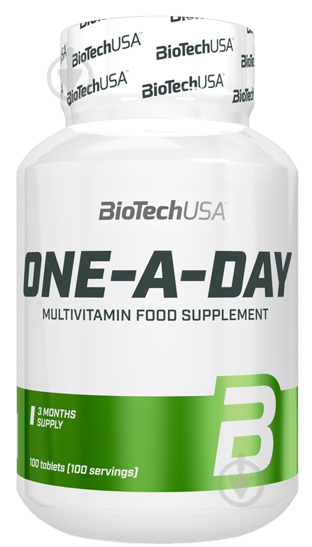 Добавка пищевая BioTechUSA Витамины и минералы One a Day 100 шт./уп. - фото 1