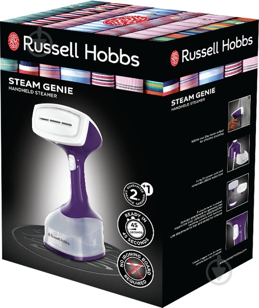 Отпариватель ручной Russell Hobbs 25600-56 Steam Genie - фото 6 Отпариватель ручной Russell Hobbs 25600-56 Steam Genie - фото 6