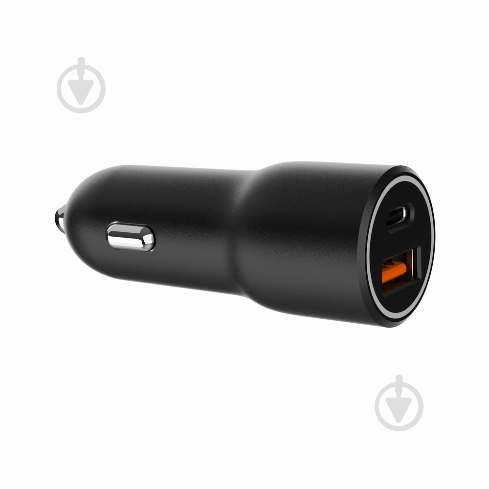 Зарядное устройство — адаптер прикуривателя-USB Gembird TA-UC-AC2PDQC38-CAR-01 - фото 1