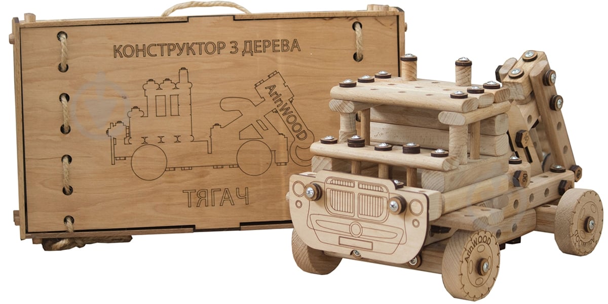 Конструктор ArinWOOD Тягач 01-109 - фото 2 Конструктор ArinWOOD Тягач 01-109 - фото 2