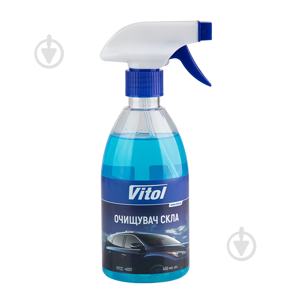 Очиститель стекол Vitol VTCC-4001 400 мл - фото 1 Очиститель стекол Vitol VTCC-4001 400 мл - фото 1