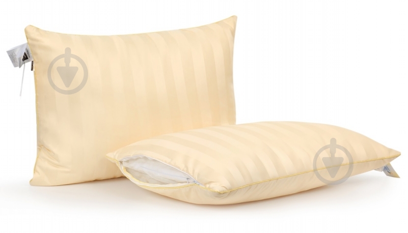 Подушка №1190 Carmela Hand Made Thinsulate мягкая MirSon 45x45 см кремовый - фото 3