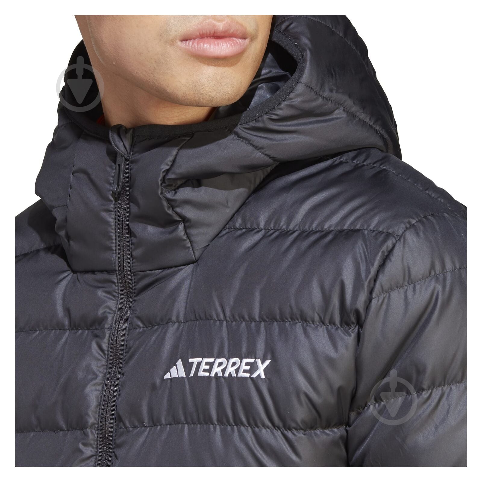 Куртка мужская Adidas Terrex Multi Light Down Hooded IP6038 р.S черный - фото 2