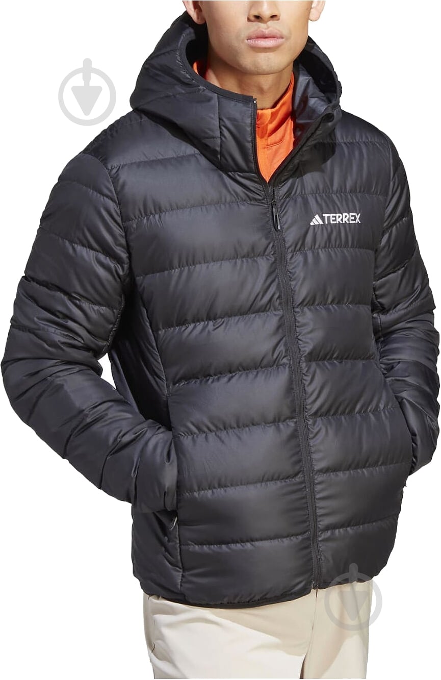Куртка мужская Adidas Terrex Multi Light Down Hooded IP6038 р.S черный - фото 9