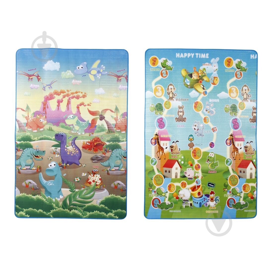Игровой коврик Lindo Дино 180х120 см F 1011 - фото 1 Игровой коврик Lindo Дино 180х120 см F 1011 - фото 1