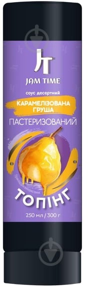 Топінг Jam Time Карамелізована груша пастеризований 300 г - фото 1 Топінг Jam Time Карамелізована груша пастеризований 300 г - фото 1