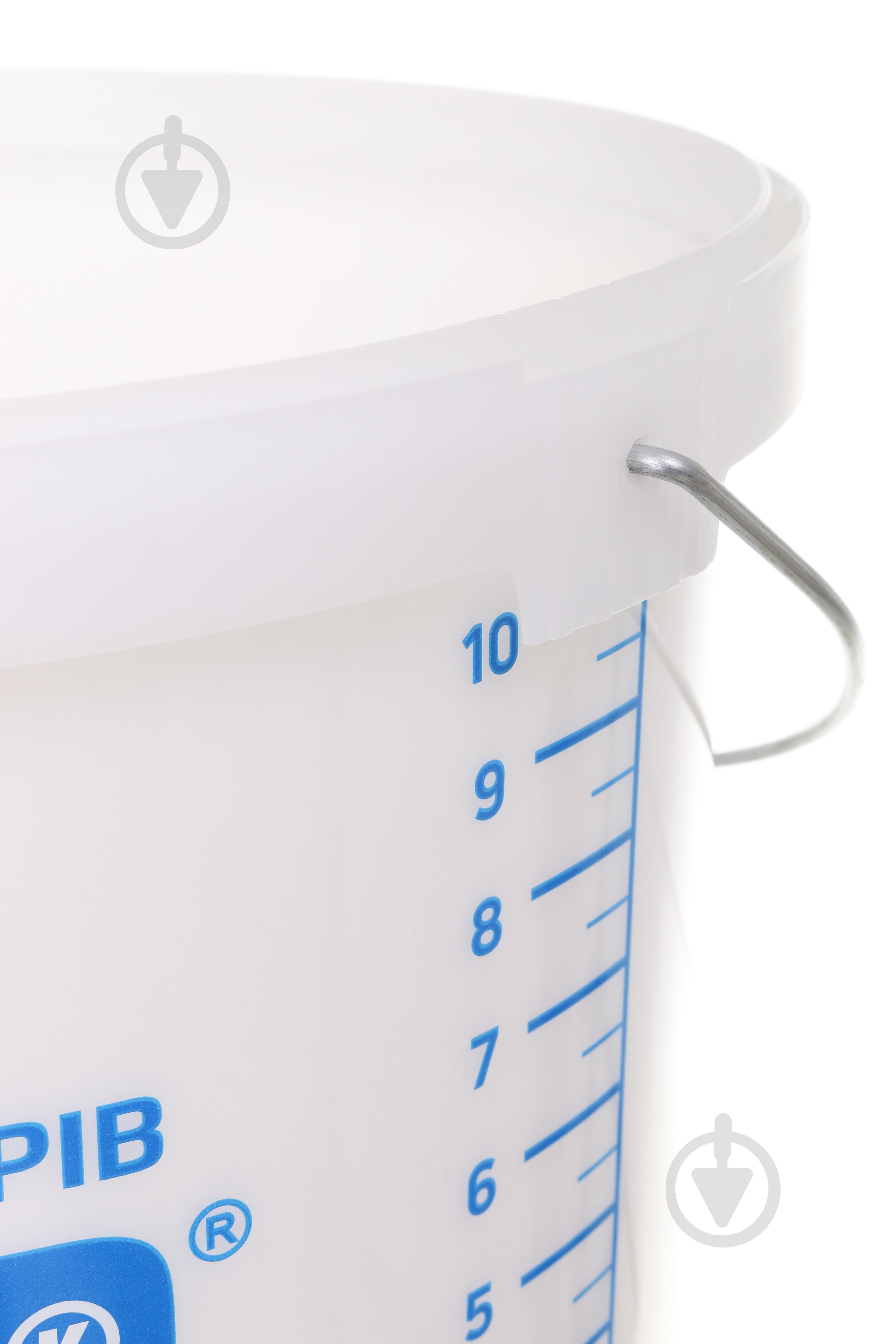 Ведро обычное Пласт-Бокс Эпицентр 11,01,25 л белый - фото 5