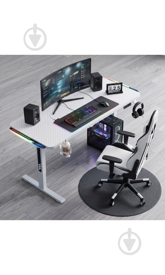 Стол игровой GT Racer TY-1456 White - фото 6 Стол игровой GT Racer TY-1456 White - фото 6