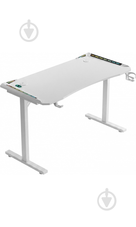 Стол игровой GT Racer T-1452 White - фото 3