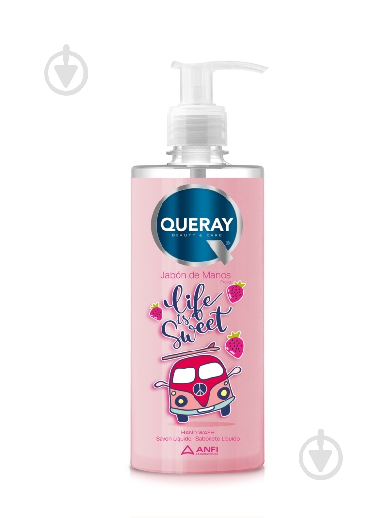 Крем-мыло QUERAY Клубника 500 мл - фото 1 Крем-мыло QUERAY Клубника 500 мл - фото 1