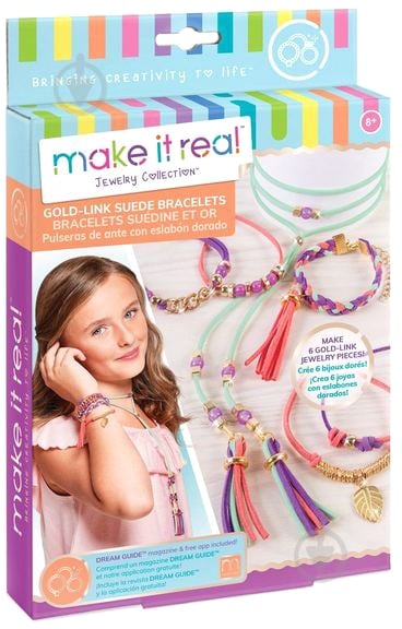 Набір Make it Real для створення шарм-браслетів Золоте сяйво MR1207 - фото 1 Набір Make it Real для створення шарм-браслетів Золоте сяйво MR1207 - фото 1