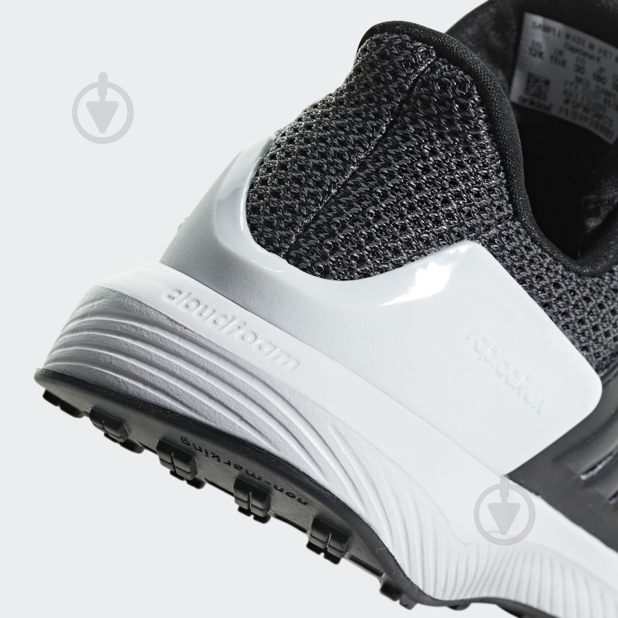 Кросівки Adidas RapidaRun K F35888 р.31,5 чорні - фото 9 Кросівки Adidas RapidaRun K F35888 р.31,5 чорні - фото 9