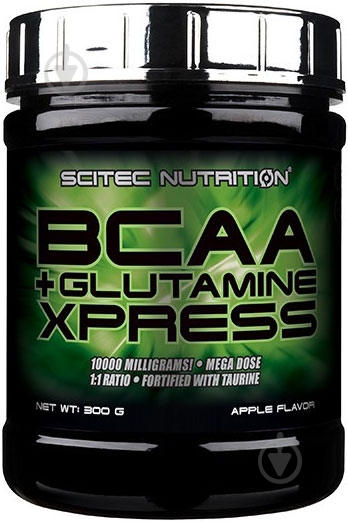 Амінокислотна суміш Scitec Nutrition BCAA+Glutamine Xpress лайм 300 г 25 порц. - фото 1