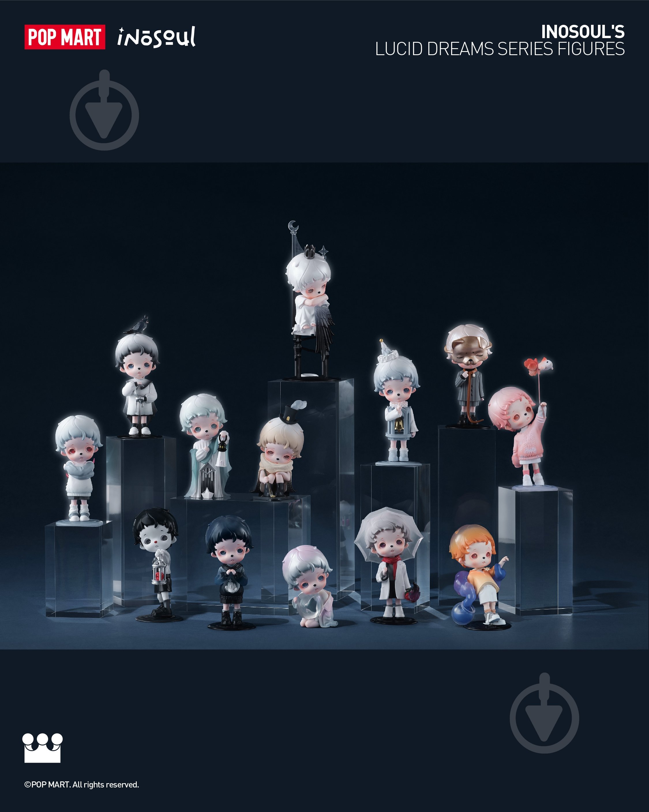 Ігрова фігурка-сюрприз POP MART Inosoul's (серія Lucid Dreams) ILD-01 - фото 2 Ігрова фігурка-сюрприз POP MART Inosoul's (серія Lucid Dreams) ILD-01 - фото 2