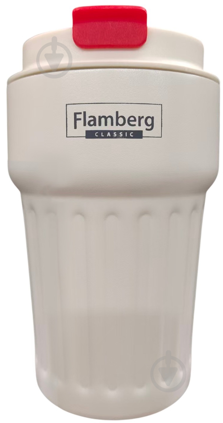 Термочашка Flamberg HotDaily 350 мл білий - фото 1 Термочашка Flamberg HotDaily 350 мл білий - фото 1