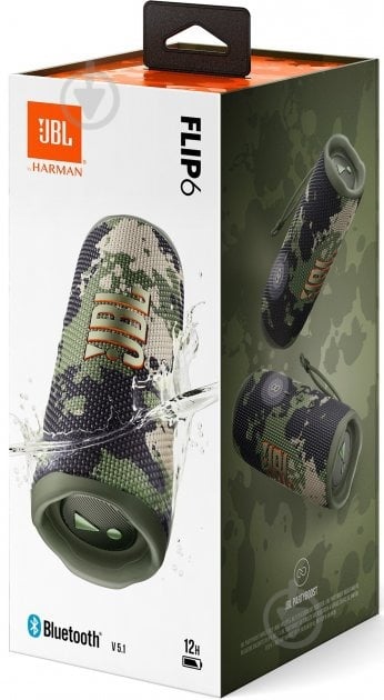 Акустична система JBL Flip 6 2.0 squad (JBLFLIP6SQUAD) - фото 11
