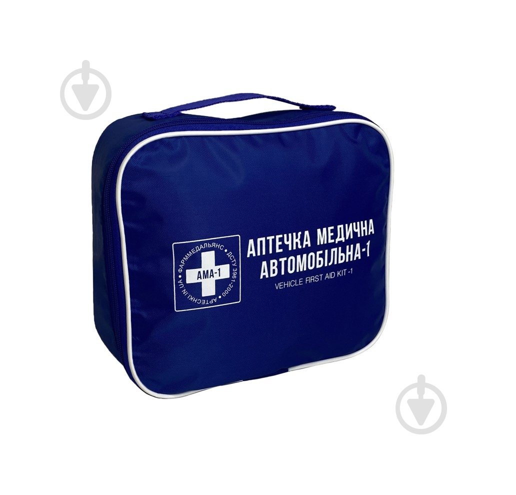 Аптечка автомобильная Фарммедальянс (АМА-1) согласно ДСТУ 3961-2000 - фото 2 Аптечка автомобильная Фарммедальянс (АМА-1) согласно ДСТУ 3961-2000 - фото 2